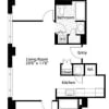 Floor plan: 2 Bed 2 Bath