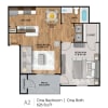 Floor plan: The 626