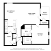 Floor plan: One Bedroom - ADA