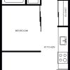 Floor plan: A2- One Bedroom
