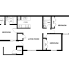 Floor plan: 3Bed/2Ba