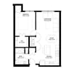 Floor plan: One Bedroom - D