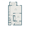 Floor plan: Denton E1