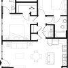 Floor plan: 2 Bedroom Designer Courtyard G