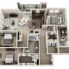 Floor plan: Three Bedroom + Attached Double Garage