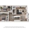 Floor plan: Two Bedroom