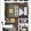 Floor plan: Studio A