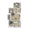 Floor plan: 3x2 A