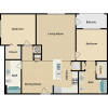 Floor plan: 2C