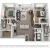 Floor plan: 2BR