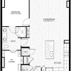 Floor plan: 1 Bed/1 Bath-T_A04