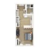 Floor plan: Studio-R
