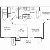 Floor plan: B1 + Flex Space - Pinnacle