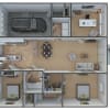 Floor plan: The Chateau (w/ Garage & Bonus Room)