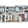 Floor plan: 2BR/2BA - 2.1