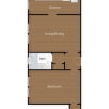 Floor plan: One Bedroom