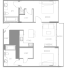 Floor plan: Navona Two Bedroom Flat C