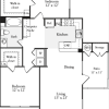 Floor plan: Two Bedroom Plan C