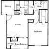 Floor plan: 1x1