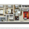 Floor plan: 2Bedroom 1Bathroom