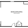 Floor plan: 1 Bedroom