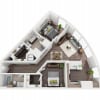 Floor plan: D1