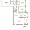 Floor plan: 3 Bedroom 2 Bath