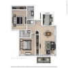Floor plan: Plan B2