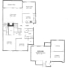 Floor plan: Two Bed Duplex