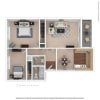 Floor plan: Plan B1