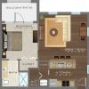 Floor plan: 1 Bed 1 Bath