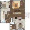 Floor plan: 2 Bed 2 Bath