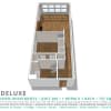 Floor plan: 1x1 Deluxe