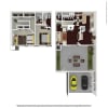 Floor plan: 3 Bedroom 2.5 Bath