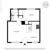 Floor plan: 1X1A