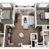 Floor plan: 2 Bed C