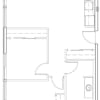 Floor plan: 2x1