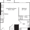 Floor plan: The Flats Studio G