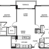 Floor plan: 2/2 PENTHOUSE