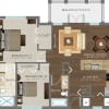 Floor plan: 2 Bed 2 Bath