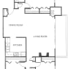 Floor plan: Three Bed Two Bath