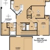 Floor plan: C1  1441 Sq. Ft. 2nd Fl. With 2 Car Garage
