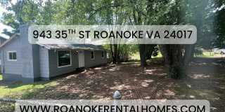 943 35th St Roanoke, VA 24013  3bed/1bath $1295 Gallery 1