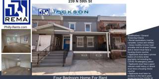 239 N 59th St. 4 bedrooms, 2 bathrooms  House Gallery 1
