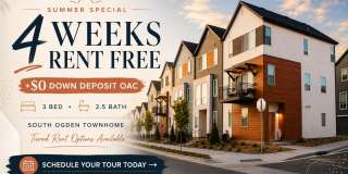 Move In Before School Starts! 4 Weeks Free + $0 Down Deposit OAC | 3 Bed Townhome in South Ogden Gallery 1