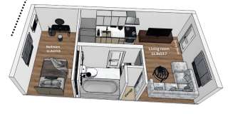 A comfortable 1 Bedroom with 1 Bathroom apartment in Anderson Avenue Gallery 7