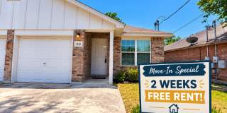 2/2/1 Duplex / No Carpet / Easy Access to IH 35 & Hwy 46 / Fenced in Yard / Fridge Included / CISD *2 weeks free rent* Gallery 1