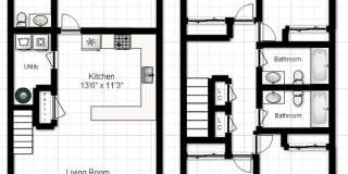 Rutherford Townhomes 4 Bedroom w/Den 3 Bathroom Gallery 1