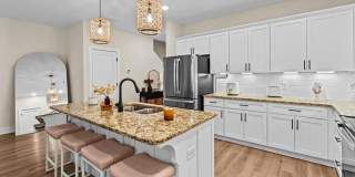 Like new modern maintenance free 3 bedroom 2.5 bath townhouse in Greensboro. Lawn care included. Gallery 7