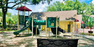 MOVE IN NOW!! Gated community Miriada! 1st floor 1X1.5 bath condo near pool area!!! Laminate wood flooring in living area and carpet in bedroom! Has washer & dryer! Gas stove & water heater! Gallery 32